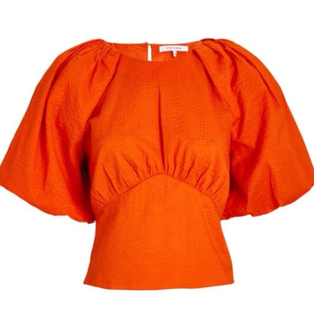 FRAME Gathered Seam Top XS